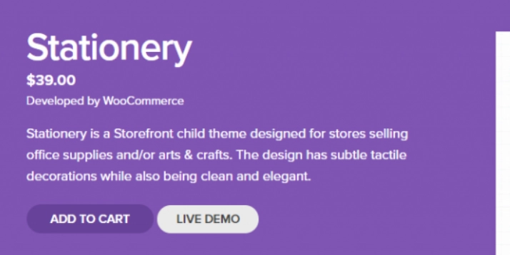 A Storefront child theme for webshops selling school and office supplies. As a Storefront child theme