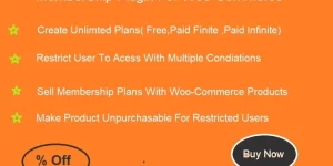 Membership entitles Plugin and Wocommerce Store owners to restrict any post-category products or plans and the opportunity to purchase membership plans in conjunction with the Wocommerce product. You can easily restrict any post page or terms with the help of this plugin