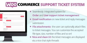 WooCommerce Support Ticket System - Elevate Your Customer Service Introducing the WooCommerce Support Ticket System – an essential plugin designed to enhance your Woocommerce store's customer service capabilities. If you're looking for a streamlined way to manage customer inquiries and solve issues efficiently