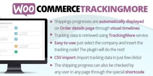 Enhance your WooCommerce store with the TrackingMore plugin! Customers can effortlessly track shipments via detailed timelines on the Orders page. Boost satisfaction and reduce inquiries. Download it from Bevaultx at a fraction of the cost today!