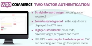 Enhance your WooCommerce security with the Two Factor Authentication plugin! This seamless integration adds an OTP process to your login