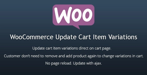 This plugin is a WooCommerce addon. You can add edit variation ajax form on cart page with this plugin. So your customer can edit product variations direct from cart page. So if customers want to change variation of cart item than they don’t need to remove and add(with perfect variations)…