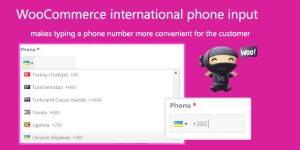 This plugin can be used for for easy phone number input when buying goods in WooCommerce with using flags of countries. Consist the option to set country automatically (using client IP address) and phone number validation. To start plugin work – you only need to activate it. It’s really simple.