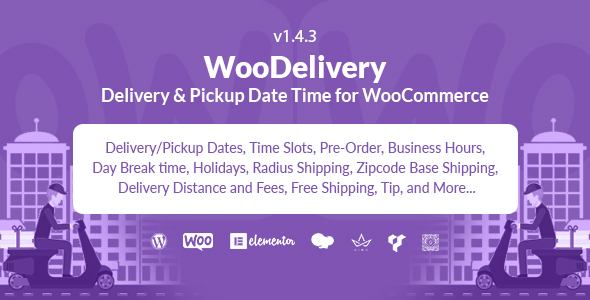 “WooDelivery | Delivery  Pickup Date Time for WooCommerce” is a WooCommerce plugin that gives you the facility of selecting both PickUp and Delivery or Only Delivery or Only Pickup with date and time at order checkout page. It does not matter what you want to deliver