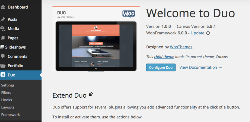 Discover WooThemes Duo Premium Theme