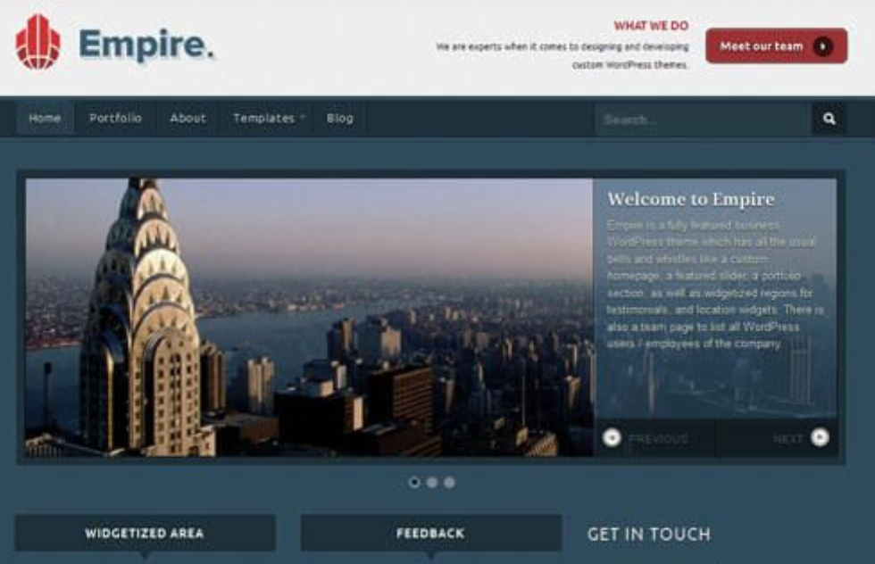 Discover the WooThemes Empire Premium Theme