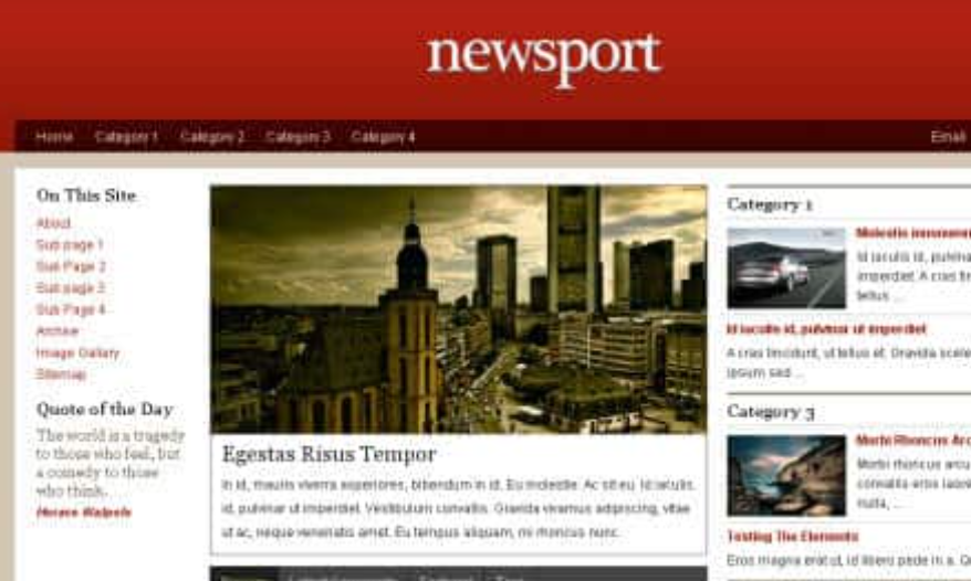 Discover the WooThemes Newsport Premium Theme