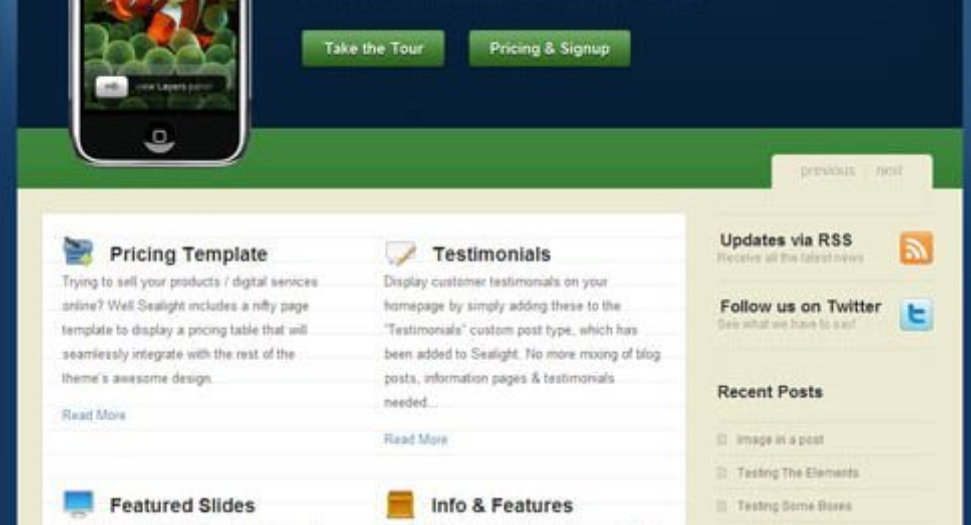 Discover WooThemes Sealight Premium Theme