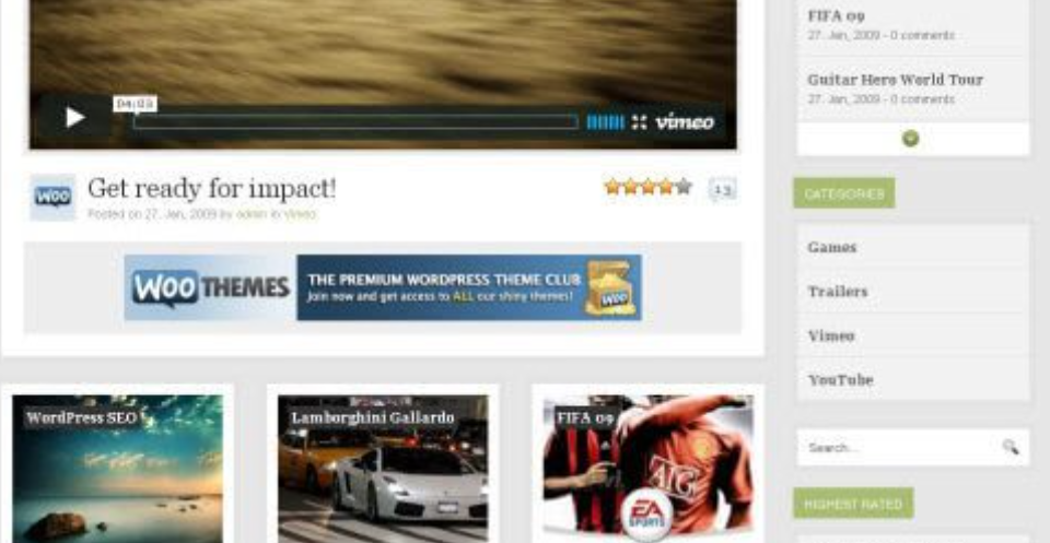 Discover WooTube Premium Theme by WooThemes