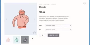 By using WooThumbs you can add multiple WooCommerce variation images