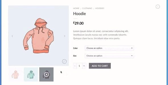 By using WooThumbs you can add multiple WooCommerce variation images