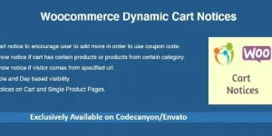 Boost your sales with WooCommerce Dynamic Cart Notices! This powerful plugin displays tailored cart messages based on minimum order amounts