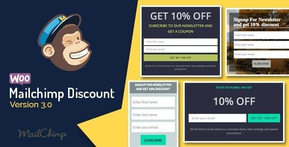 Boost your email list with Woocommerce Mailchimp Discount! This plugin offers a one-time discount for new subscribers