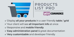 Manage your WooCommerce store effortlessly with WooCommerce Products List Pro. Discover this plugin and more at Bevaultx. Sign up now!