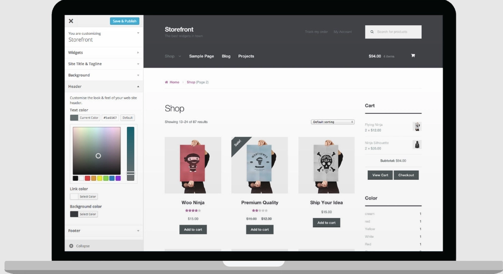 Storefront Mega Menus allows you to create enhanced full-width dropdowns that seamlessly integrate with your Storefront-powered WooCommerce shop. Installation