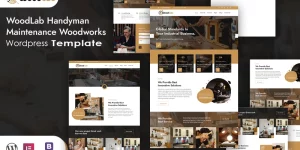 ATT Software brings you the WoodLab WordPress theme to make your web development job easier. Develop professional-looking websites for carpentry or furniture businesses using the WoodLab WordPress theme. You can ensure a great UI/UX if you create a website using this WoodLab theme. Also