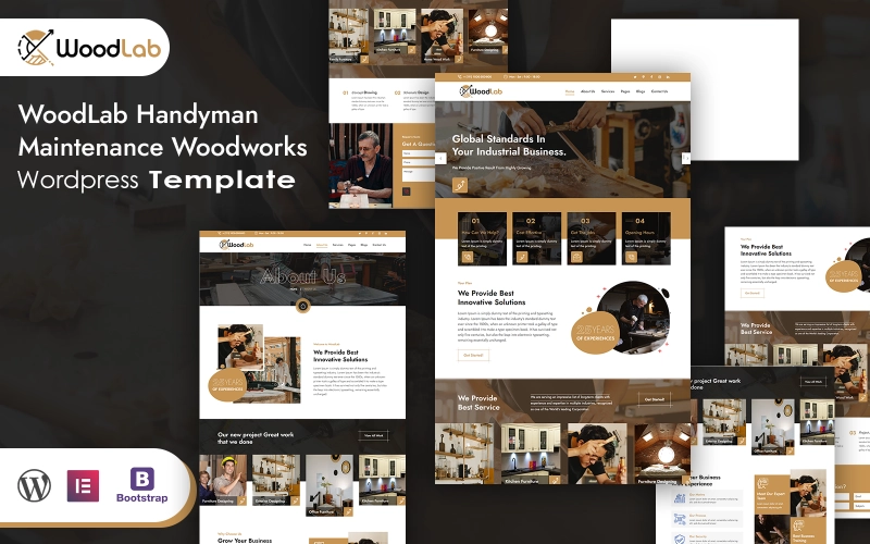 ATT Software brings you the WoodLab WordPress theme to make your web development job easier. Develop professional-looking websites for carpentry or furniture businesses using the WoodLab WordPress theme. You can ensure a great UI/UX if you create a website using this WoodLab theme. Also