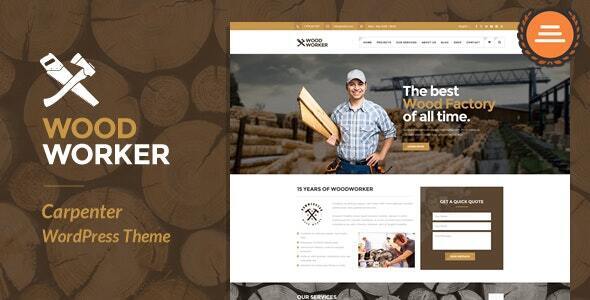 Elevate your carpentry skills online with the WoodWorker WordPress Theme! Responsive