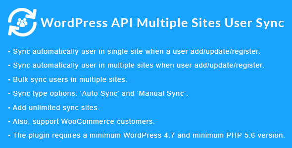 WordPress API Multiple Sites User Sync - Ultimate User Management Solution Hello there