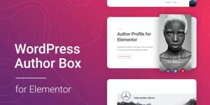 Enhance your posts with the Simple Author Box for Elementor! This responsive feature showcases author name