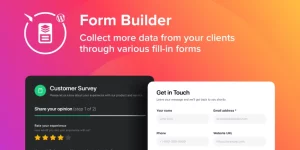 Elfsight Form Builder is a single tool for creating multiple fill-in forms of different kinds for your website. Collect data from your clients with various forms: Contact