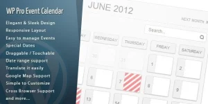 Elevate your website with the WordPress Pro Event Calendar! This sleek