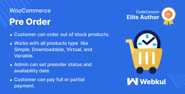 Unlock pre-orders and gain early sales with the WordPress WooCommerce Pre Order Plugin. Easy setup