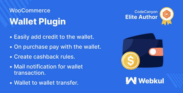 WordPress WooCommerce Wallet System is an awesome plugin which allows customers to make the online payment from their Wallet System. You can offer your customers a new convenient way of paying for goods and services. Wallet is an online prepaid account where one can stock money