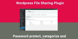 Easily create downloadable files from any format (PDF/ZIP/Image/Audio/Etc) and share them for downloading. Admin creates the uploads and also creates users  categories. Users will then be able to access and download the files only from categories they've been assigned to. Simple