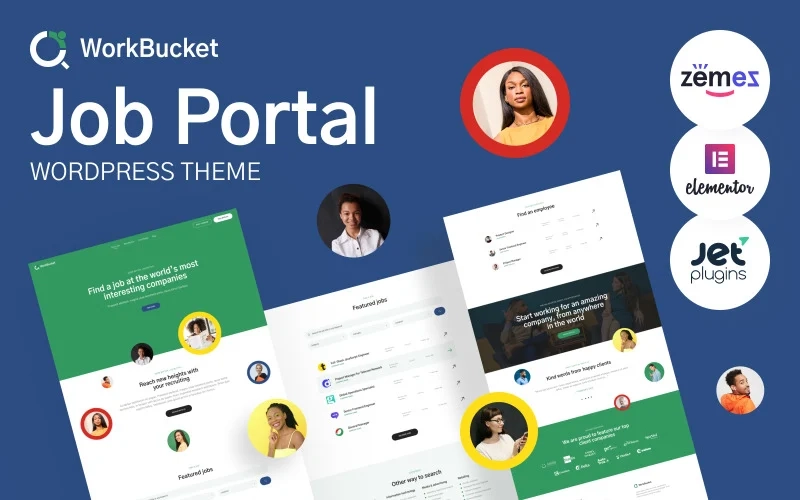 The job portal WordPress theme is the best choice for your business. We recommend paying attention to the new template