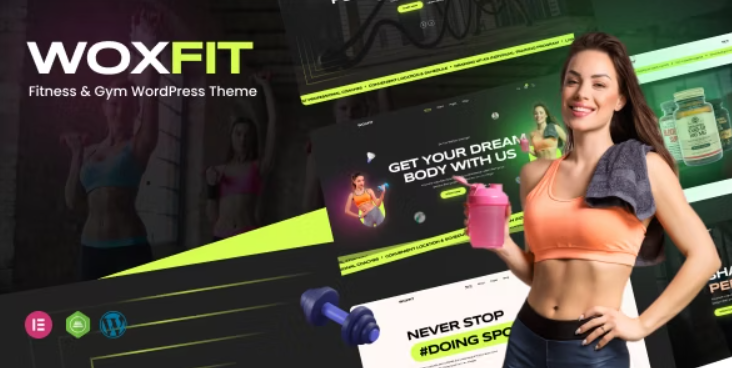 WoxFit – this theme was custom-built for the Fitness industry. You can create your own unique and beautiful site for Gyms