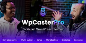 Discover the WPCasterPro Podcast WordPress Theme from ThemeForest! Features include a Non-Stop Player and built-in Monetization System. Perfect for podcasters.