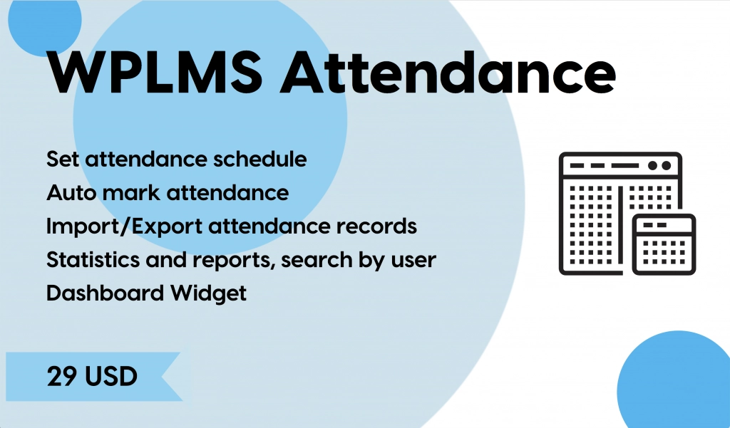 Features : Date selection for Attendance