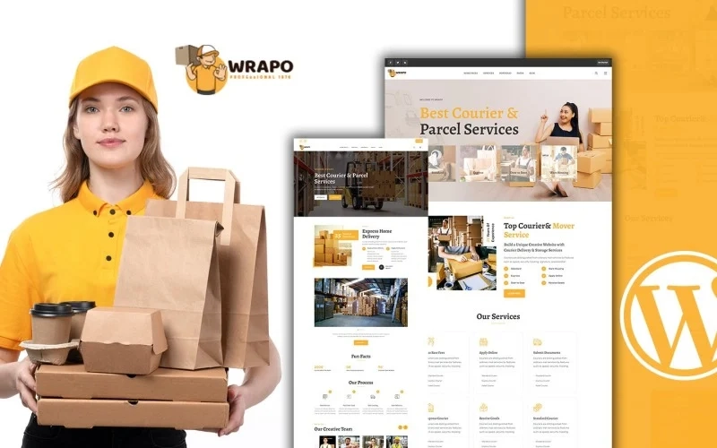 Wrapo Courier And Delivery Service WordPress Theme is a fully-validated