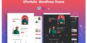 Create a stunning portfolio with XPortfolio – a versatile WordPress theme featuring light and dark modes. Easily customize with Elementor