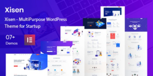 Xisen – MultiPurpose WordPress Theme suitable for various types of Saas Products