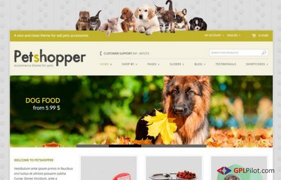 Discover YITH Petshopper Premium WooCommerce Themes