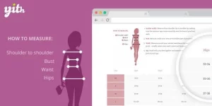 Show the size chart of the clothes listed in your store to the customers. The customer will find it very comfortable to buy the product as he already knows the size he is buying. The plugin is fully customizable and the size chart is opened in a popup window