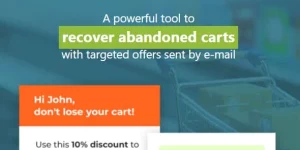 Bring back the customers who have abandoned the cart due to any reason. Send them an automatic email encouraging the customers that they have left some product in their cart. If the user is unregistered