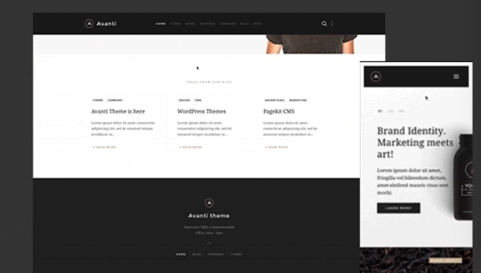 Discover the YOOTHEME Avanti WordPress Theme