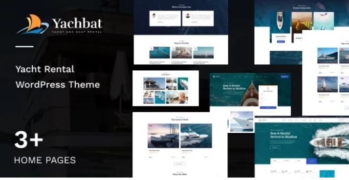 Yachbat is a magnificent premium Yacht  Boat Rental WordPress Theme.