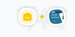 Simply install email customizer addon to design WooCommerce auctions emails in a drag and drop builder.