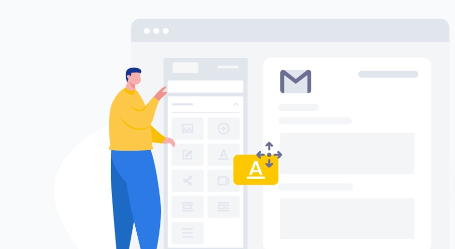 A drag and drop email builder to customize WooCommerce email templates and make customers come back for more.