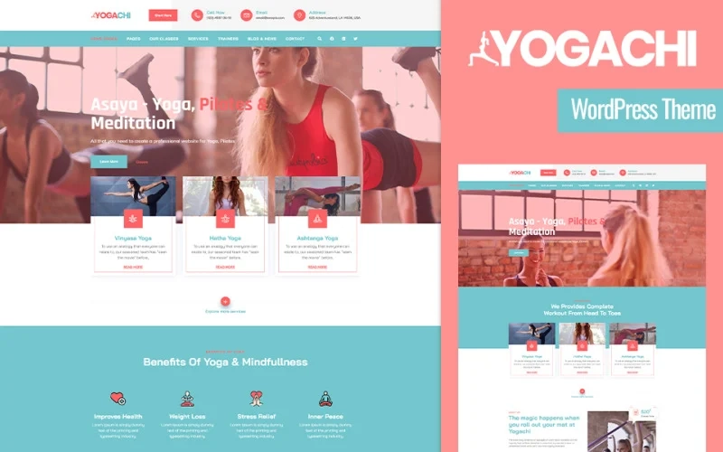 Yogachi WordPress theme