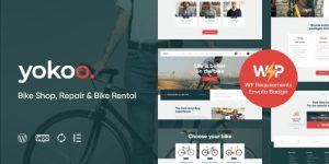 Elevate your bike business with Yokoo Bike Shop  Rental WordPress theme. Stunning design