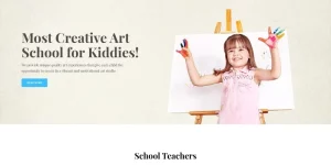 Yoozie is a bright and creative WordPress theme for a children art school. It can be also useful for other niches related to children education