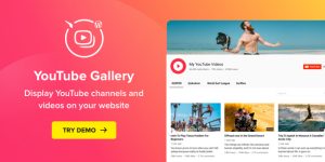 The YouTube Plugin - WordPress Gallery for YouTube is an excellent tool for seamlessly integrating YouTube videos into your WordPress site. This plugin is designed to enhance your site's multimedia content by creating visually appealing video galleries