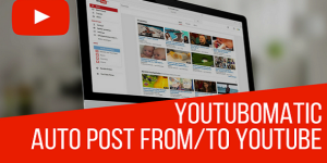 Youtubomatic Automatic Post Generator and YouTube Auto Poster Plugin for WordPress is a breaking edge YouTube To WordPress and WordPress To YouTube post importer plugin that is ideal for auto blogging and automatic YouTube post publishing. It uses the YouTube native PHP API to turn your website into a auto…