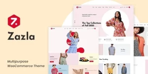 Zazla is a creative drag  drop WordPress theme perfect for eCommerce