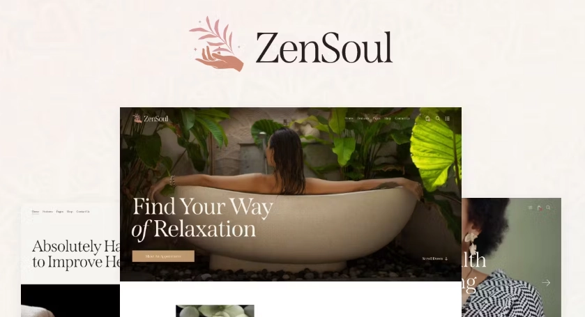 Discover ZenSoul – the ultimate Spa Salon  Wellness WordPress Theme